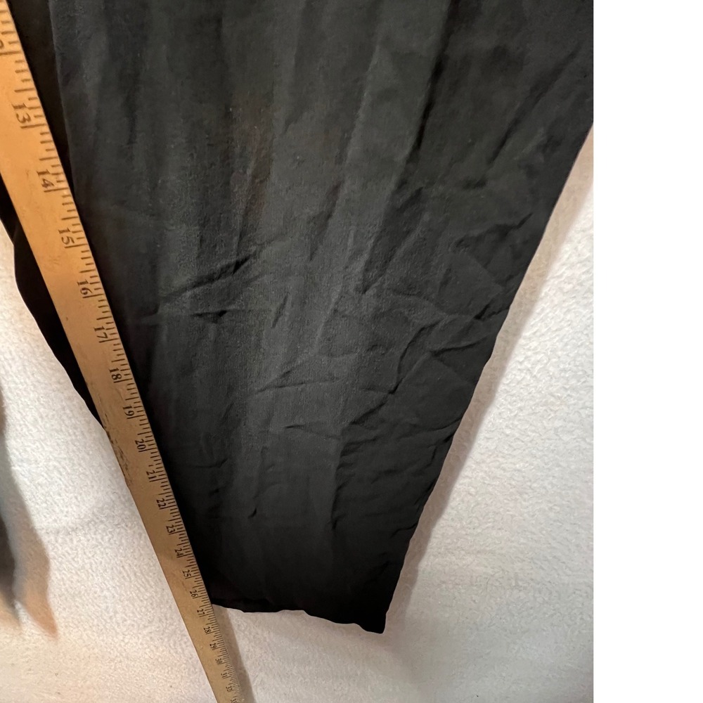 Eileen Fisher 3X Black Silk Pants Plus Size Elastic Waist Trousers‎ - Picture 8 of 14